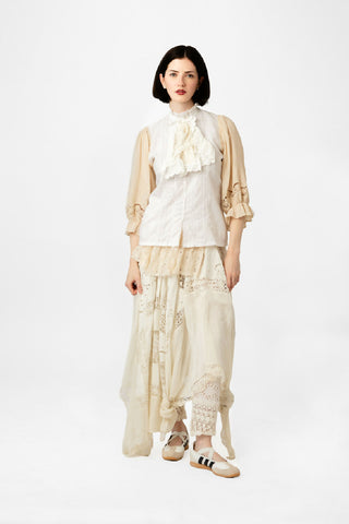 Lace Cuttaway Skirt