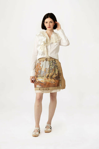 Vintage Tapestry Canvas Skirt