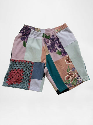quilt patchwork shorts