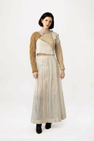 Ash & Heirloom Reconstructed Knit Sweater