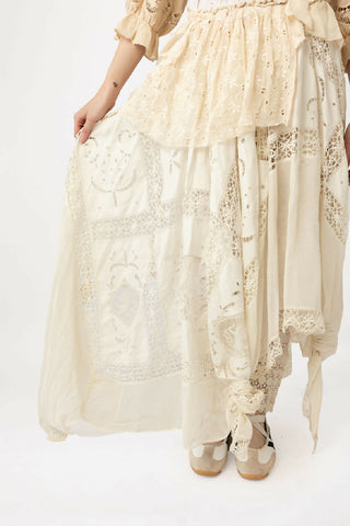 Lace Cuttaway Skirt
