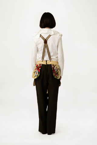 Field & Flora Reconstructed WWII Wool Trousers