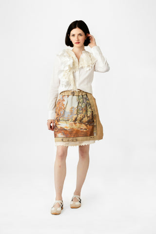 Vintage Tapestry Canvas Skirt