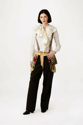 Field & Flora Reconstructed WWII Wool Trousers