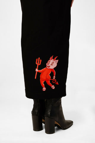 Bull Denim Zipper Dress