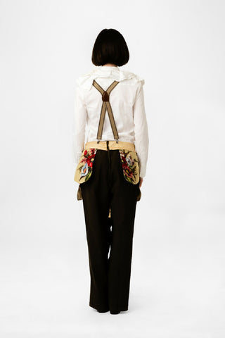 Field & Flora Reconstructed WWII Wool Trousers
