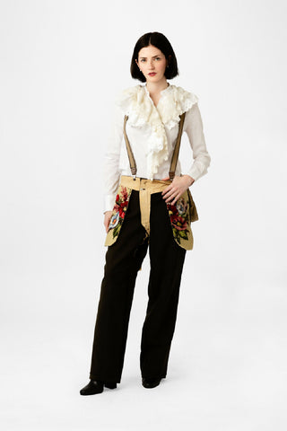 Field & Flora Reconstructed WWII Wool Trousers