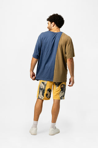 blob patchwork shorts