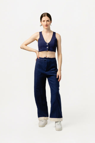 Star Uniform Cropped Vest